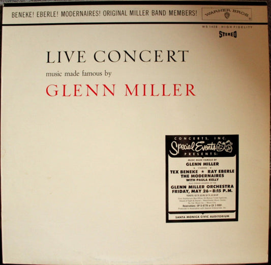 Glenn Miller - Live concert (1961)